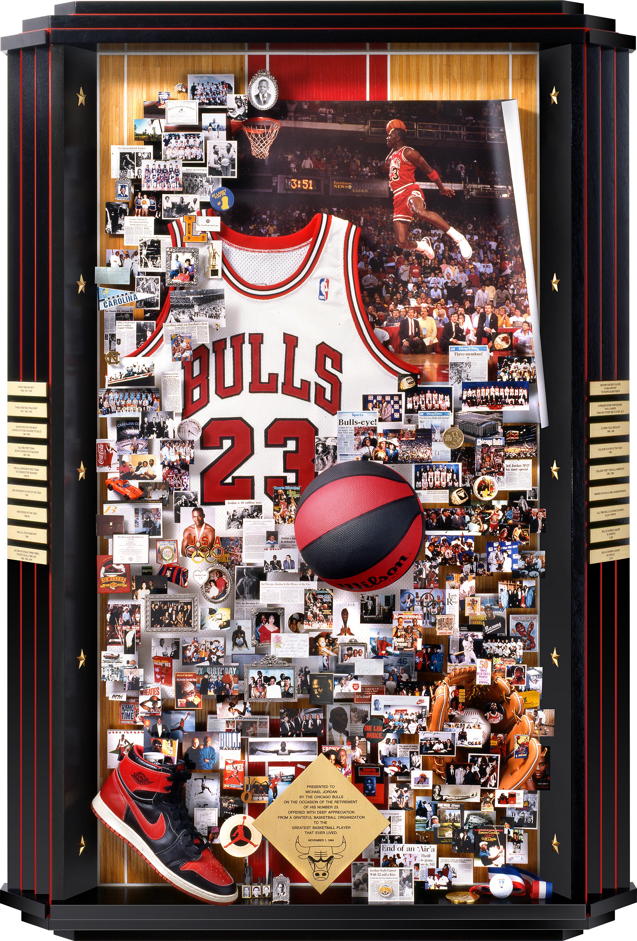 michael jordan collage