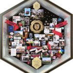 Renssalaer Polytechnic Institute gift of appreciation to President on 10th anniversary. Features miniature podium, President's medallion, Energizer bunny, Miniature stars.