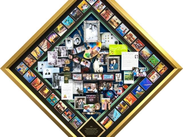 3-dimensional collage Father's Day gift