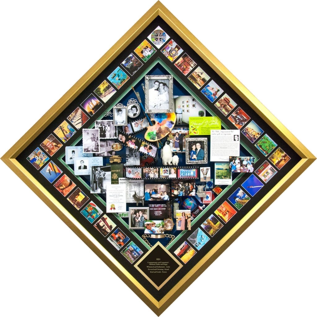 3-dimensional collage Father's Day gift