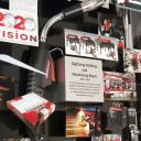 Close-up of 3D miniature objects in commemorative collage