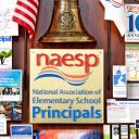 Close-up of NAESP logo in center of collage