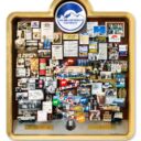 Shadow box collage commemorating Colorado Serum's 100th Anniversary