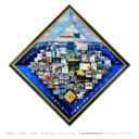 Diamond-shaped collage with ocean background for VideoRay