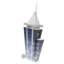 3D miniature replica of skyscraper