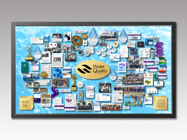 Still shot of Water Quality Association's interactive artwork available through link in blog post