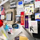 Close-up of 3D items in NVAR shadowbox